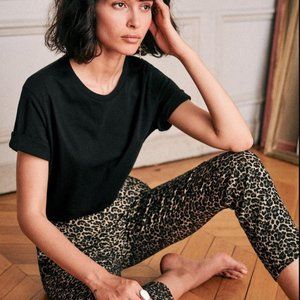 Sézane Clara pants in Leopard sz 38/6